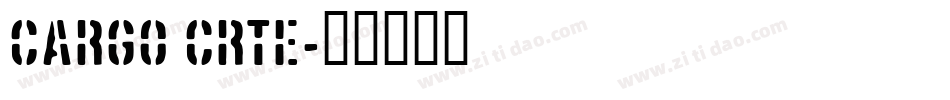 cargo crTE字体转换